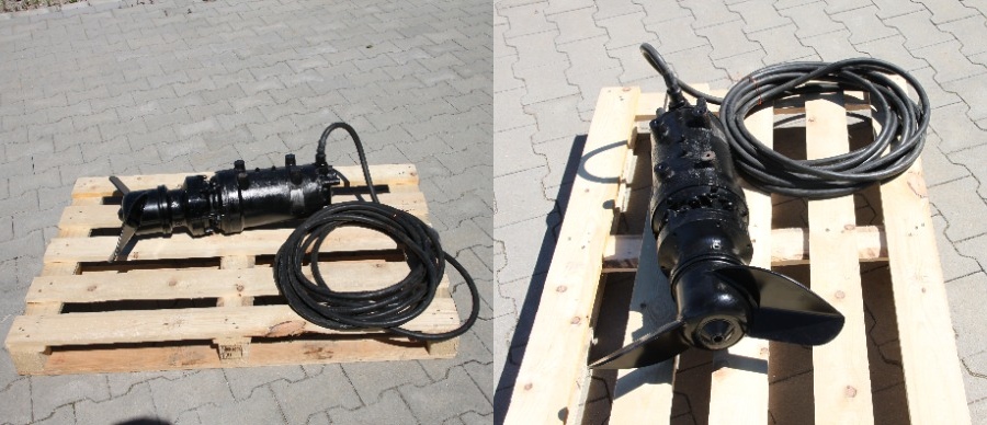 Collage geprauchtes Rührwerk TBM 2,2 kW