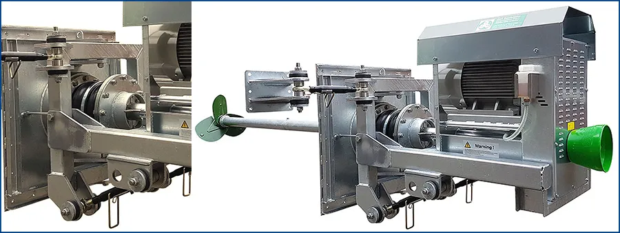 Innovatives Biogas Rührwerk Fermix Flex